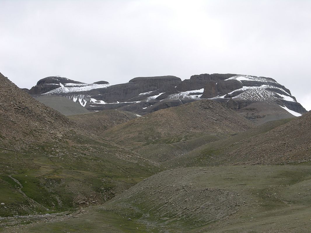 Tibet Kailash 09 Kora 15 Kailash Eastern Face in Clouds